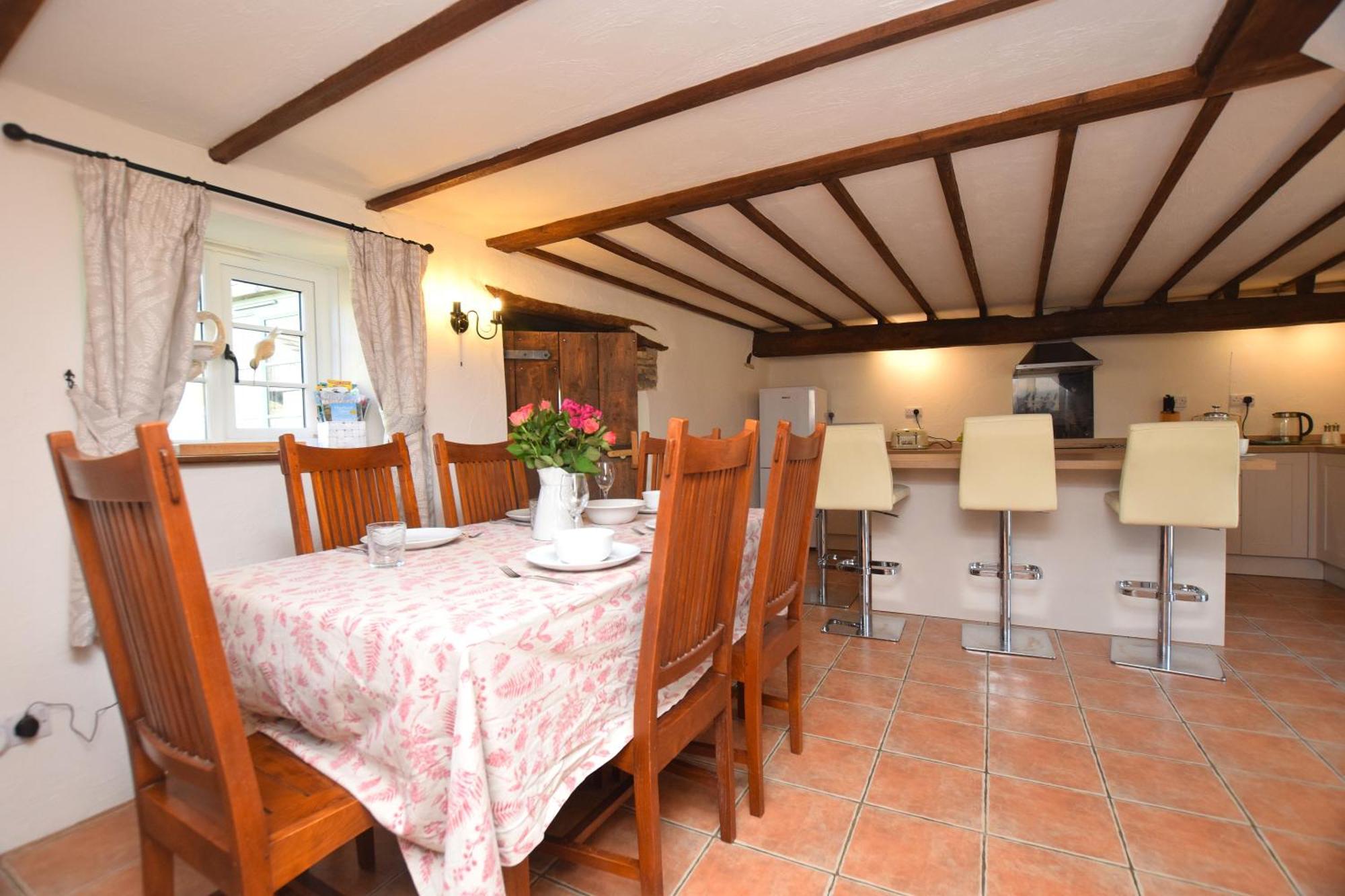 Award Winning Lower Whitsleigh Farm Cottage Roborough Eksteriør bilde